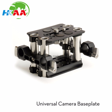 CNC Machined Billet Aluminum Adjustable Quick Release Camera Baseplate